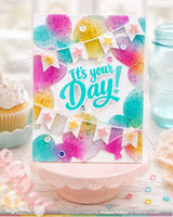 Waffle Flower Balloon Frame Die - 422573