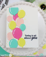 Waffle Flower Balloon Cluster Die - 422568