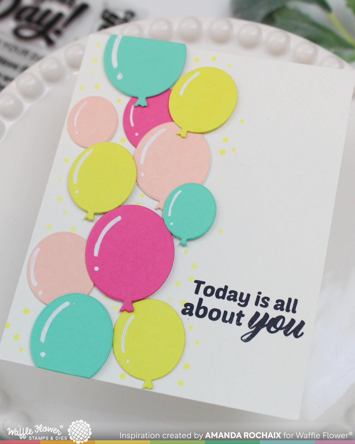 Waffle Flower Balloon Cluster Die - 422568