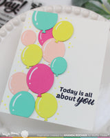 Waffle Flower Balloon Cluster Die - 422568