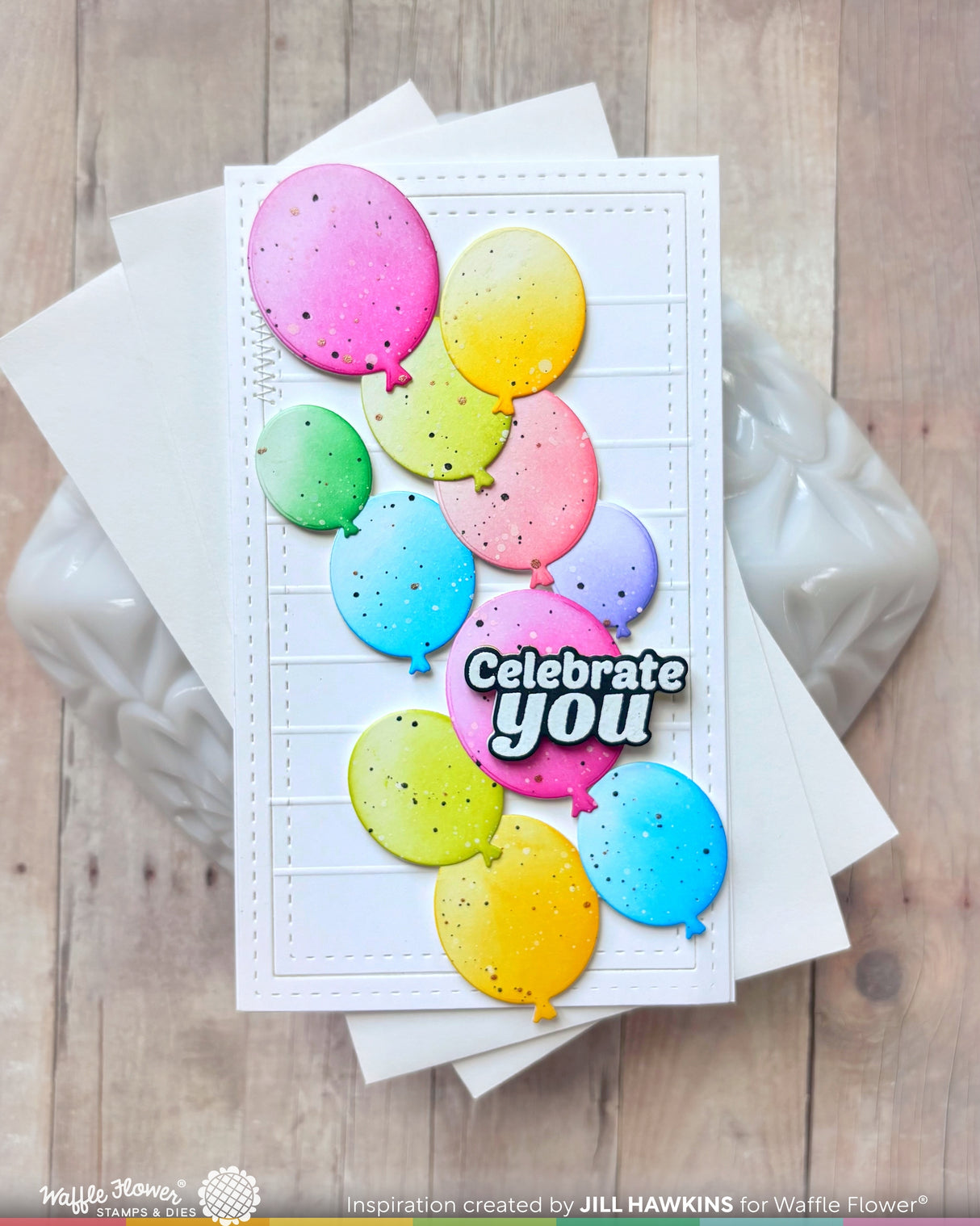 Waffle Flower Balloon Cluster Die - 422568