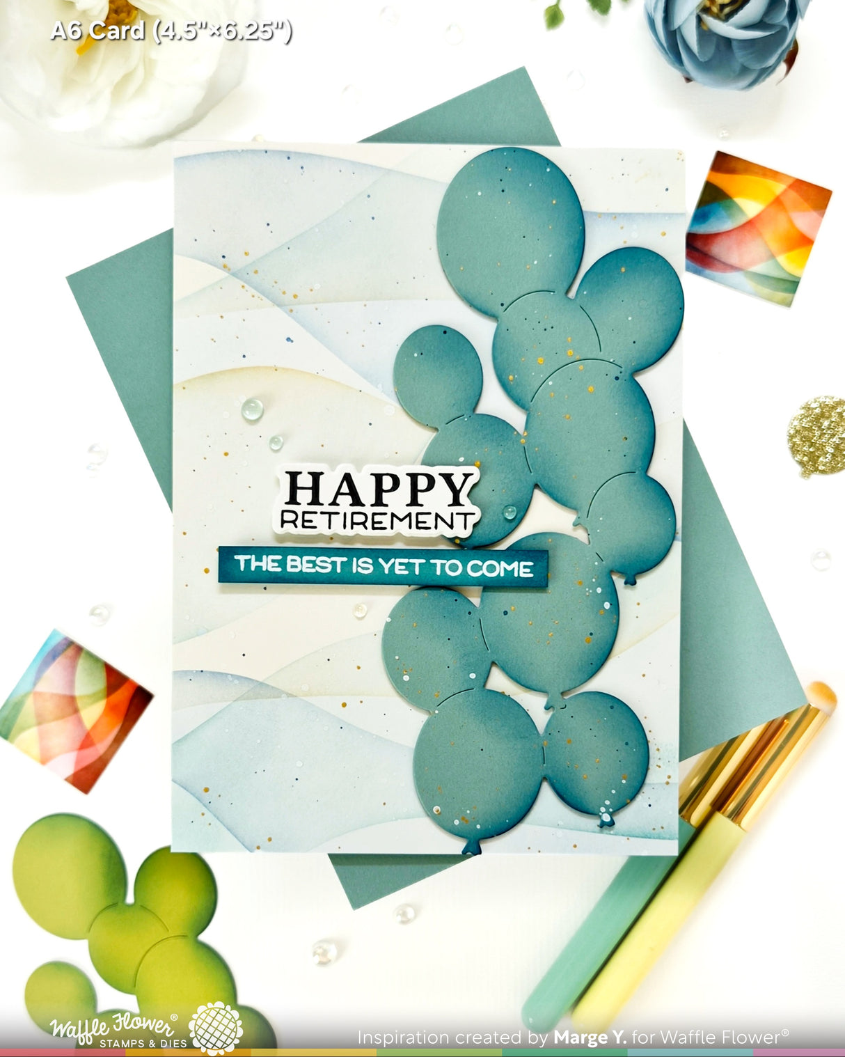 Waffle Flower Balloon Cluster Die - 422568