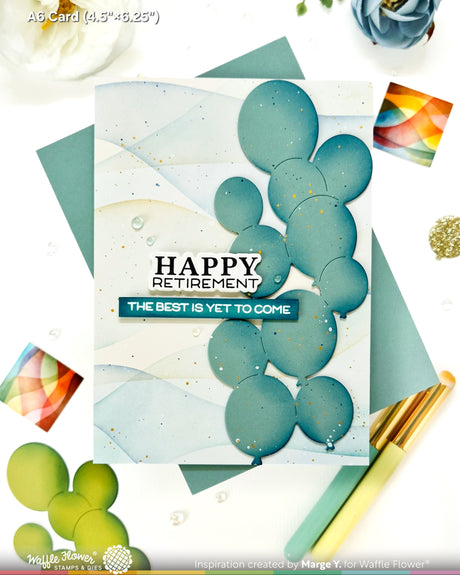 Waffle Flower Balloon Cluster Die - 422568