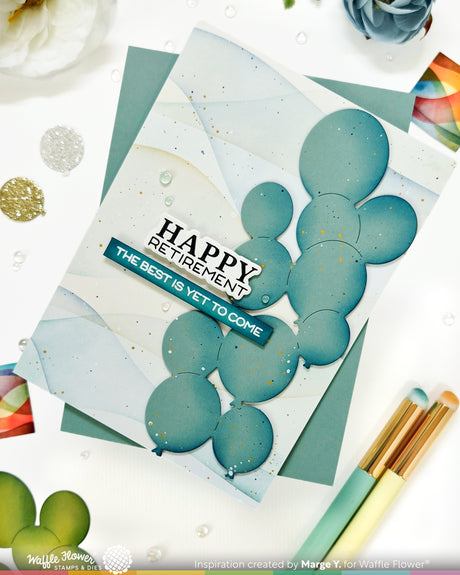 Waffle Flower Balloon Cluster Die - 422568