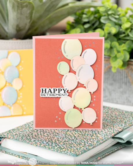 Waffle Flower Balloon Cluster Die - 422568