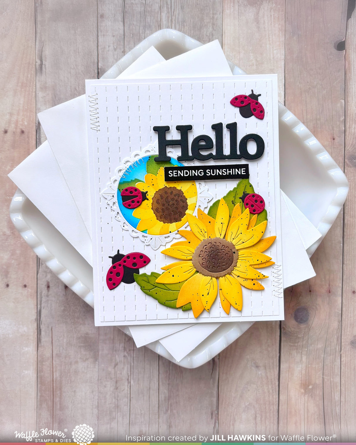 Waffle Flower Simple Greetings Trio Die - 422196