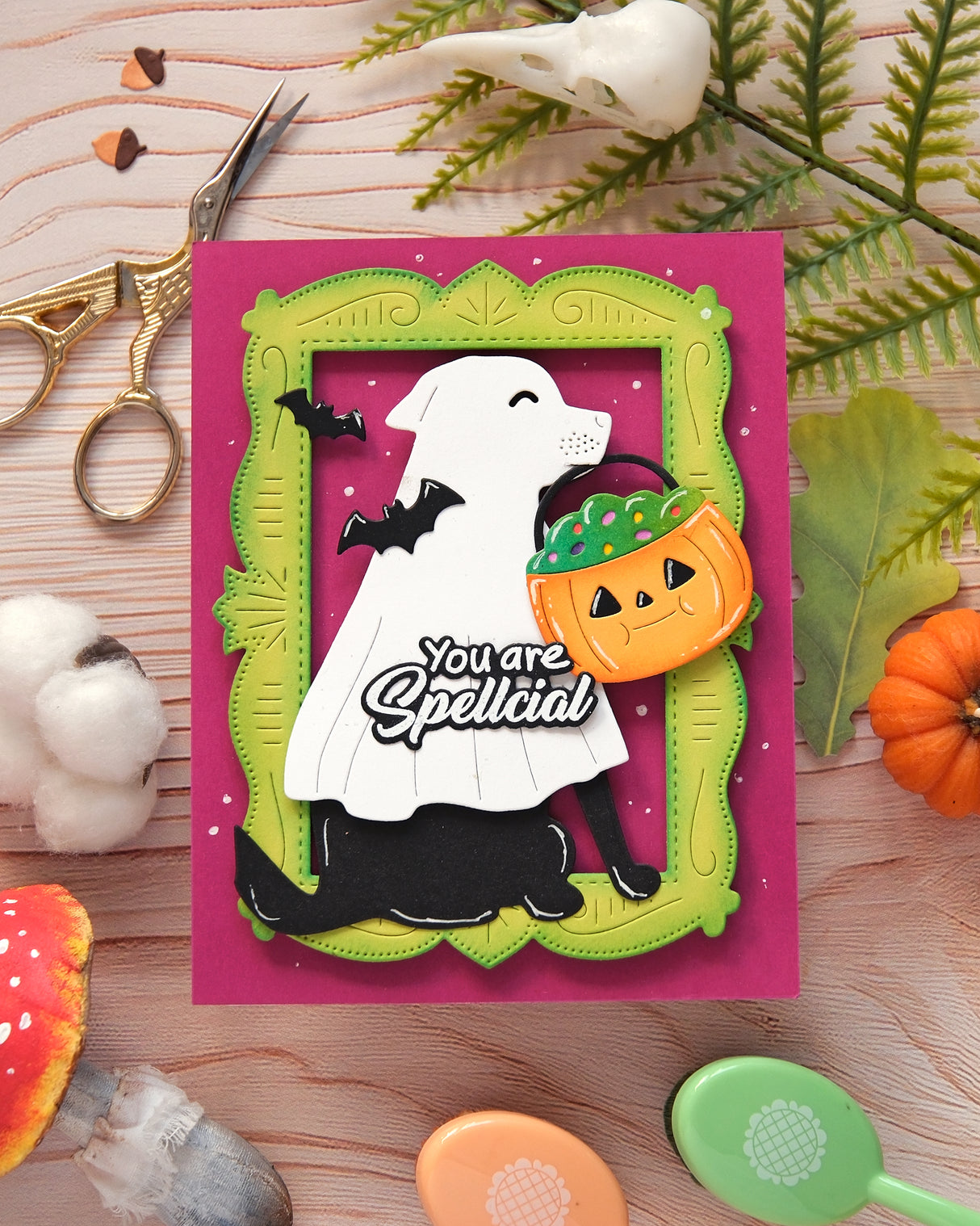 Waffle Flower Happy Haunting Dog Die - 422603