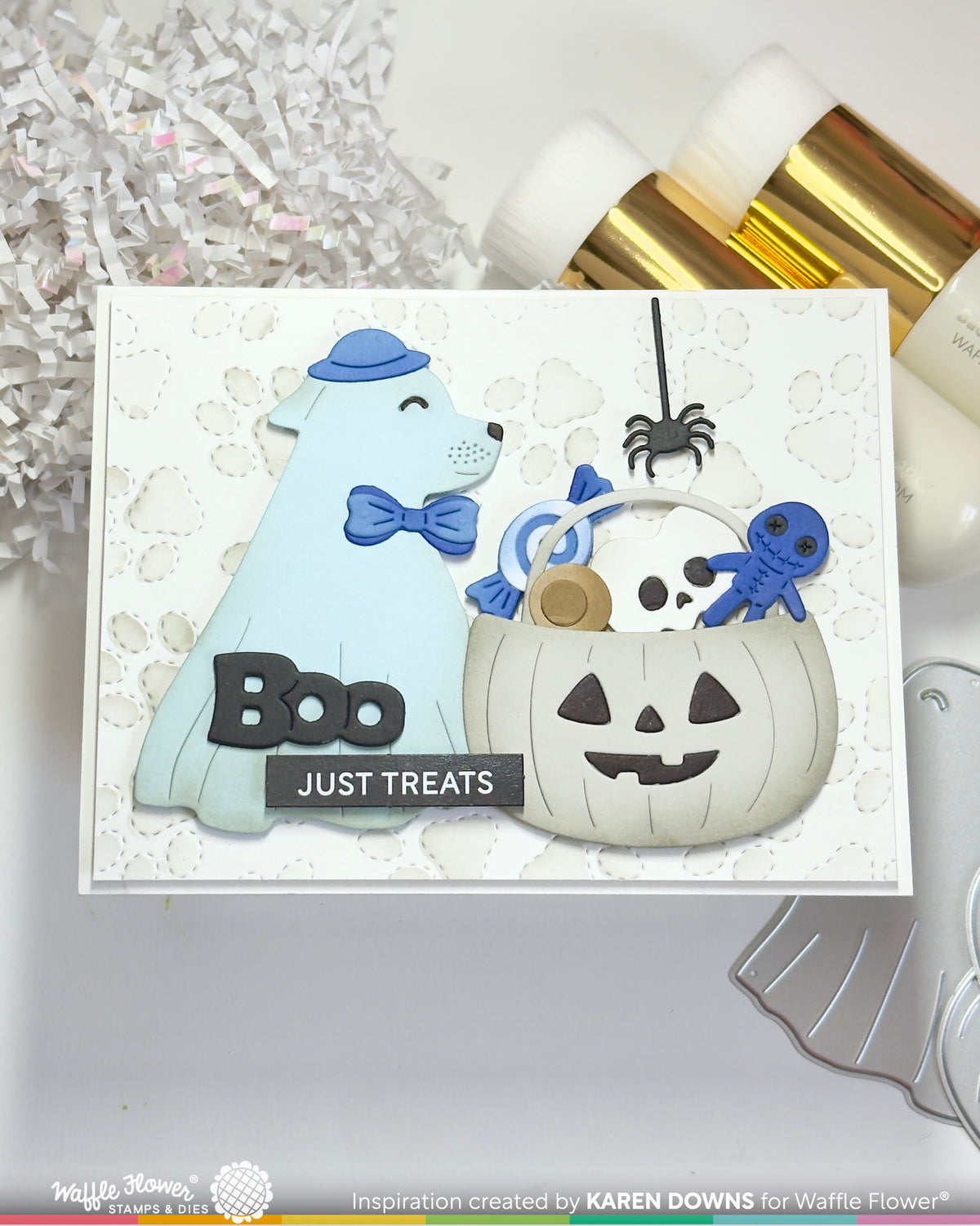 Waffle Flower Happy Haunting Dog Die - 422603