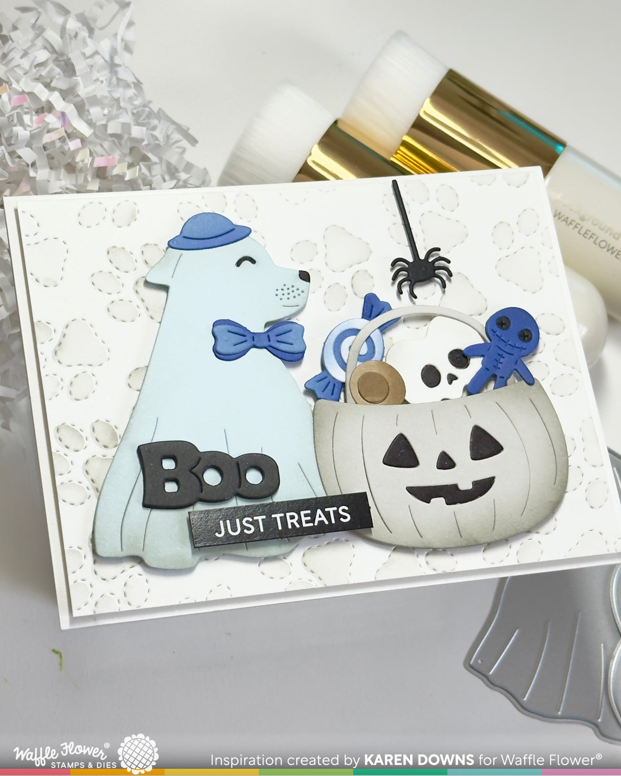 Waffle Flower Happy Haunting Dog Die - 422603
