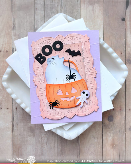 Waffle Flower Happy Haunting Cat Die - 422604