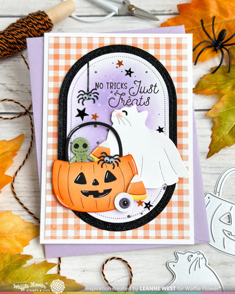 Waffle Flower Happy Haunting Cat Die - 422604