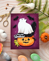 Waffle Flower Happy Haunting Cat Die - 422604