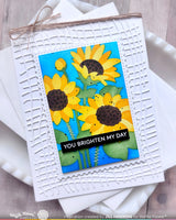 Waffle Flower NPC Sunflower Stencil - 422607