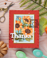 Waffle Flower NPC Sunflower Stencil - 422607