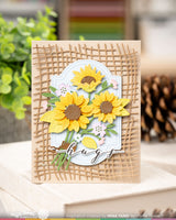 Waffle Flower Sunflower Bouquet Die - 422608