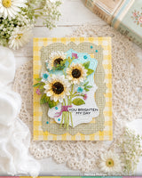 Waffle Flower Sunflower Bouquet Die - 422608