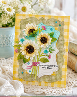 Waffle Flower Sunflower Bouquet Die - 422608