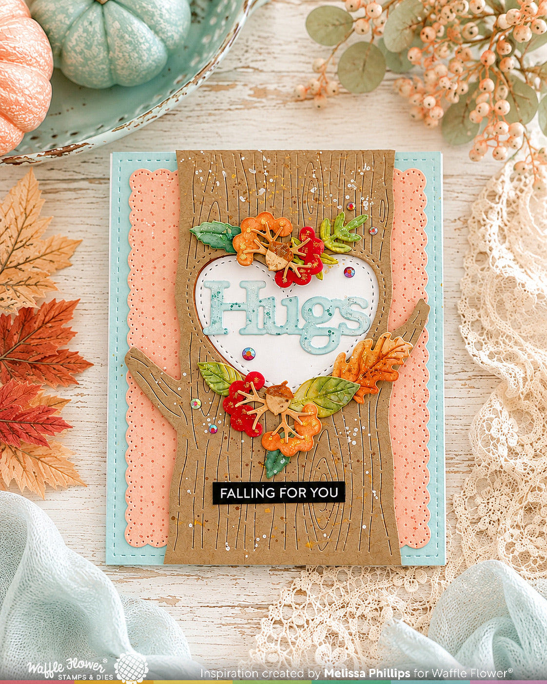 Waffle Flower Woodland Hugs Die - 422248
