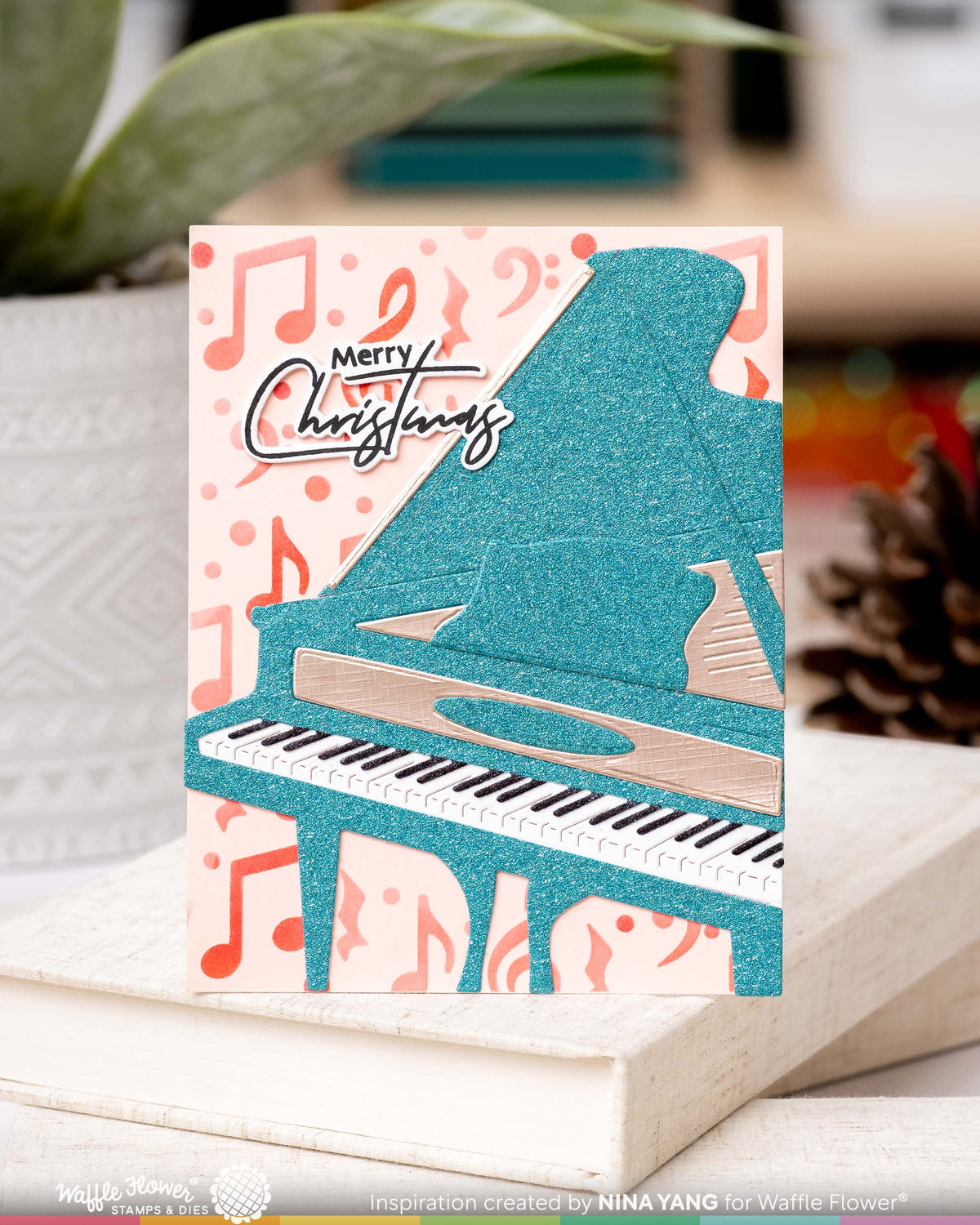 Waffle Flower Grand Piano Die - 422724