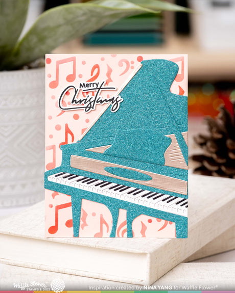 Waffle Flower Grand Piano Die - 422724