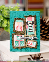 Waffle Flower Postage Collage Nutcracker Stencil - 422621