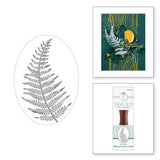 Spellbinders Fern Leaf 3D Wax Seal Stamp from the Woodland Tales Collection