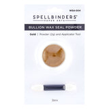 Spellbinders Gold Bullion Wax Seal Powder from the Clear Seal Maker Tool Collection