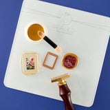 Spellbinders Gold Bullion Wax Seal Powder from the Clear Seal Maker Tool Collection