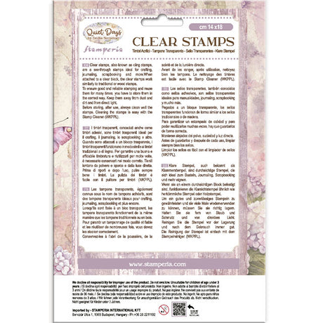 Stamperia Quiet Days Clear Stamp Hydrangea (WTK229)