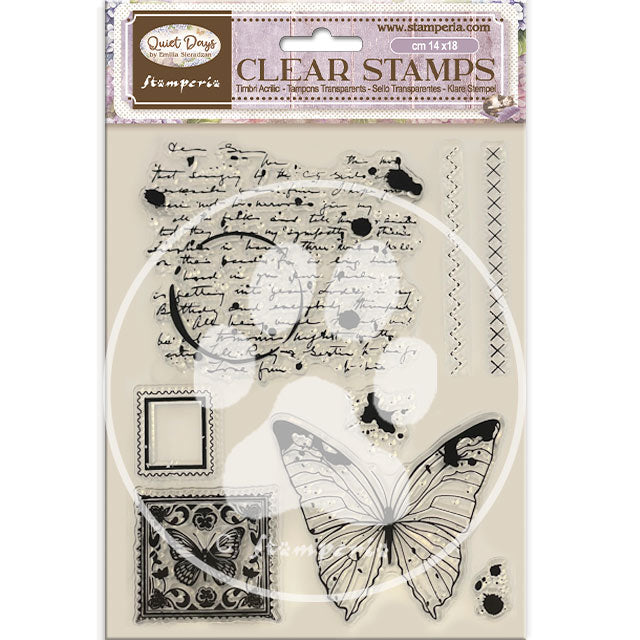 Stamperia Quiet Days Clear Stamp Butterfly (WTK230)