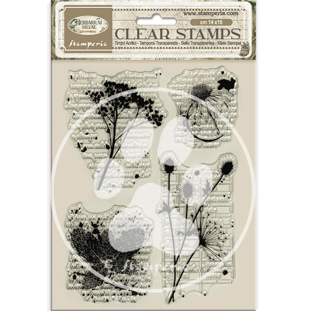 Stamperia Herbarium Silvae Clear Stamp Botanic (WTK231)