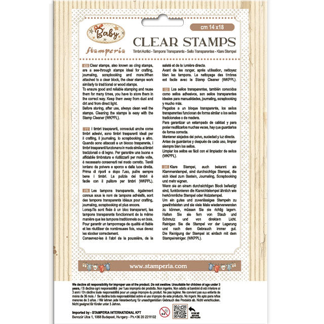 Stamperia Baby Clear Stamp (WTK235)