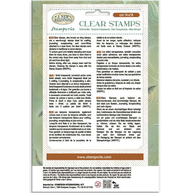 Stamperia A New Beginning Clear Stamp (WTK238)