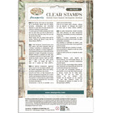 Stamperia Gardens of Time Clear Stamp Tubes & Clocks (WTK239)