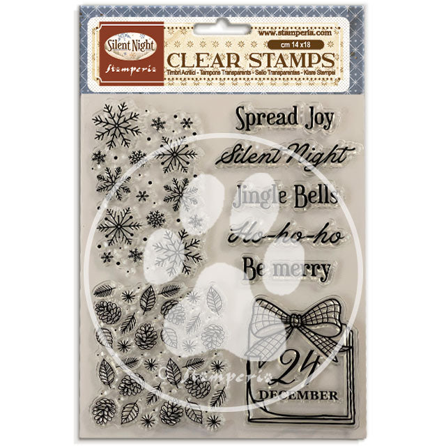 Stamperia Silent Night Clear Stamps - WTK244