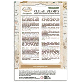 Stamperia Flowers and Poems Clear Stamps - WTK247