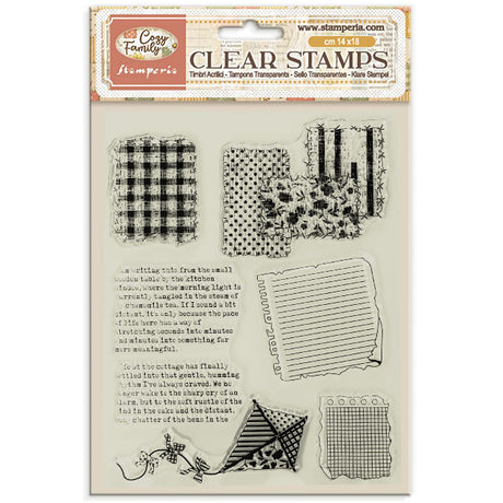 Stamperia Cozy Family Clear Stamps - WTK248