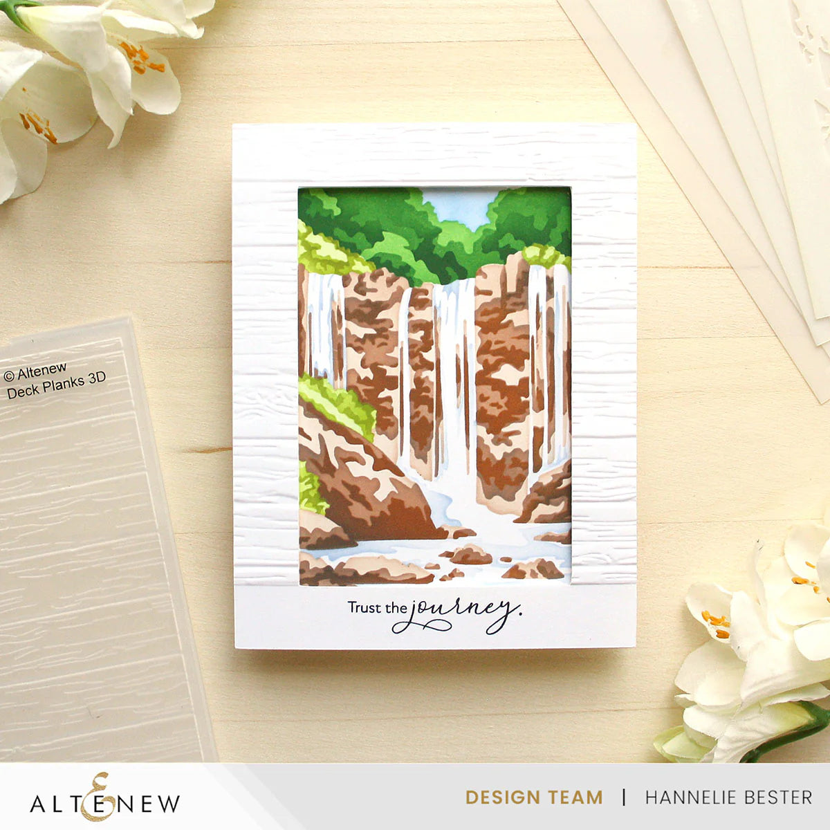 Altenew Waterfall Scene Layering Stencil Set (5 in 1)