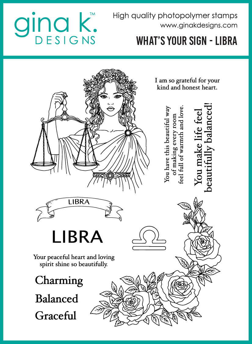 Gina K Designs Bundle - What's Your Sign - Libra