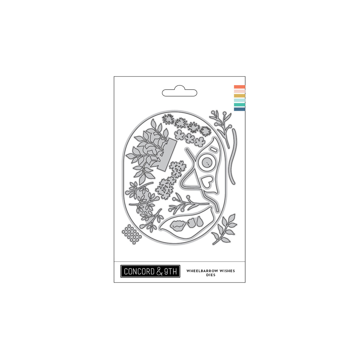 Concord & 9th Wheelbarrow Wishes Stamp Set (4 x 4) & die Bundle
