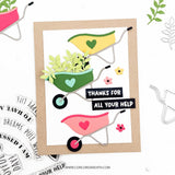 Concord & 9th Wheelbarrow Wishes Stamp Set (4 x 4) & die Bundle