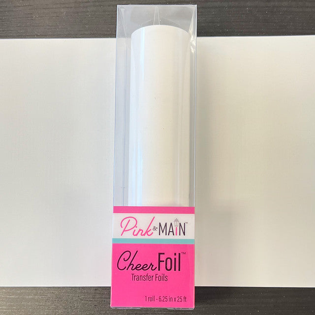 Pink & Main White CheerFoil®