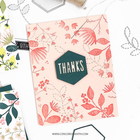 Concord & 9th Wild Meadow Turnabout™ Stamp Set/ Die Bundle
