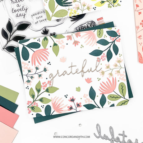 Concord & 9th Wild Meadow Turnabout™ Stamp Set/ Die Bundle