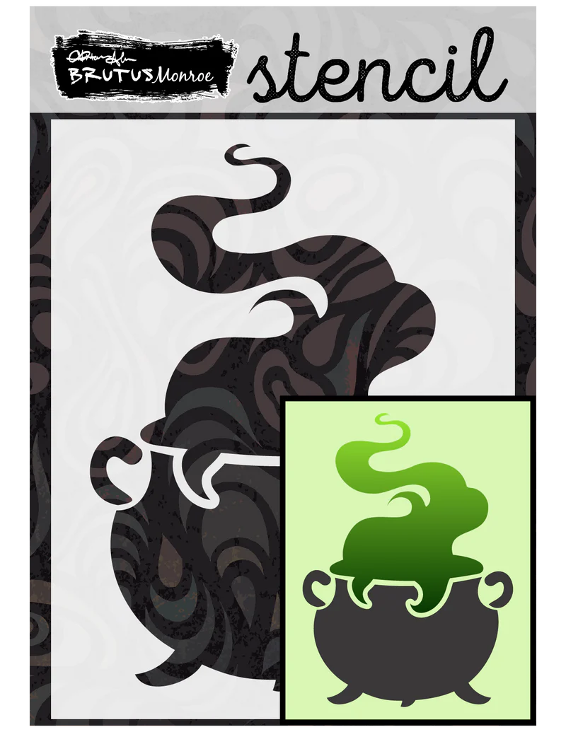 Brutus Monroe Witch's Brew A2 Stencil