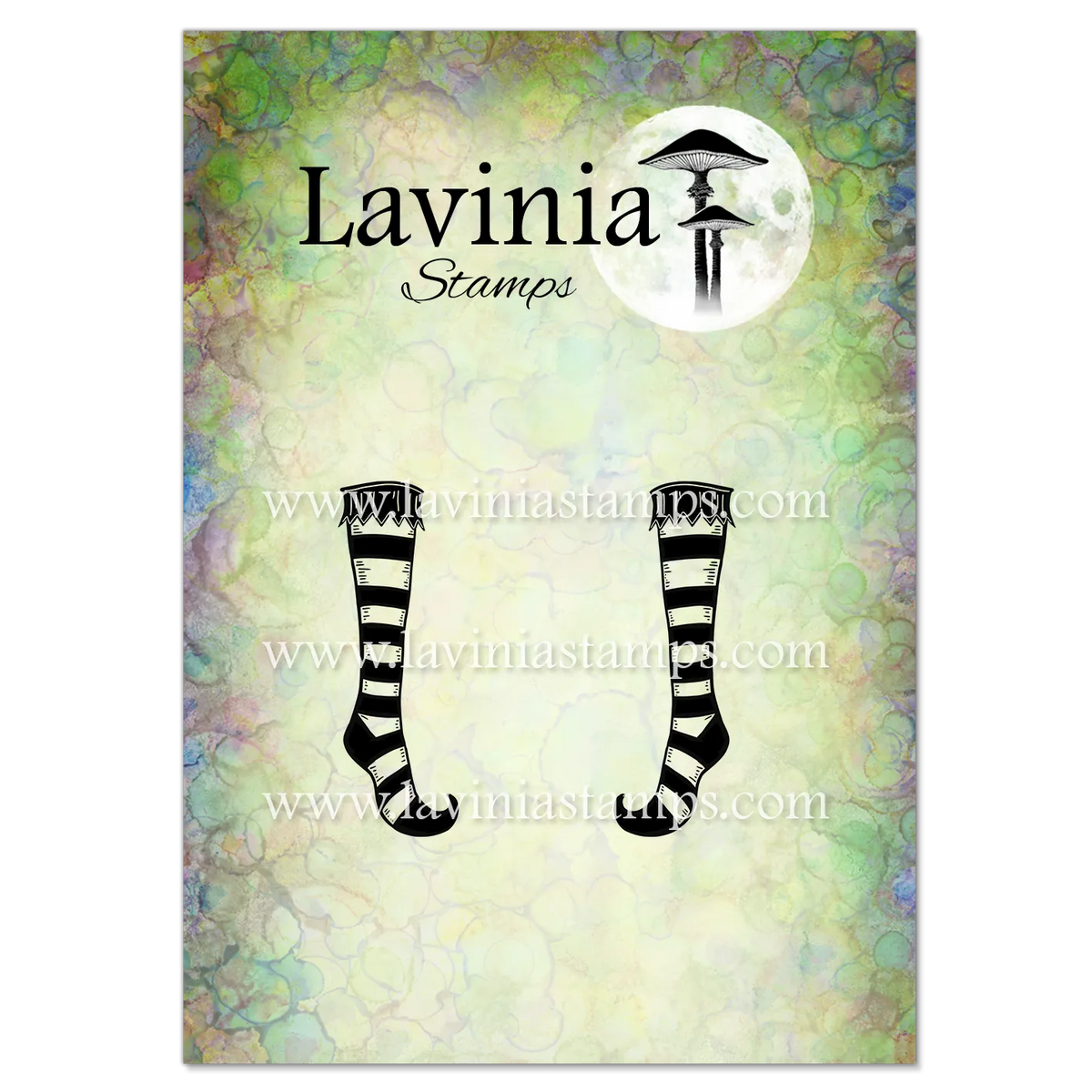 Lavinia Stamps Witch's Socks Stamp LAV1086
