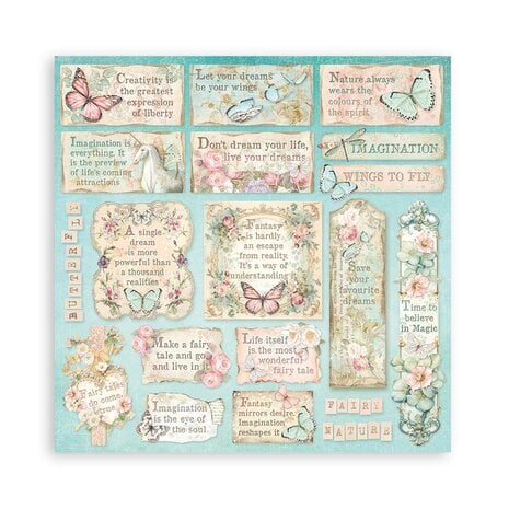 Stamperia Wonderland 12x12 Inch Paper Pack (SBBL38)