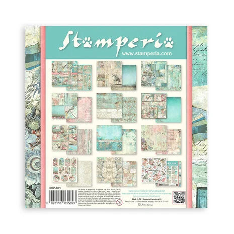 Stamperia Wonderland 8x8 Inch Paper Pack (SBBS109)