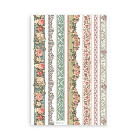 Stamperia Wonderland A5 Washi Pad (8pcs) (SBW08)