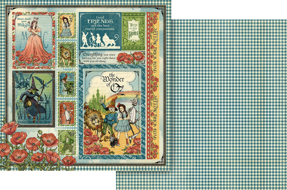 Graphic 45 Wonder of Oz 8×8 Collection Pack